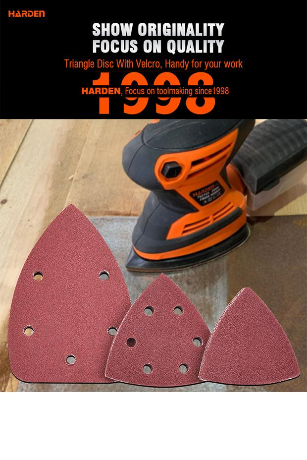 10Pcs Triangle Disc With Velcro