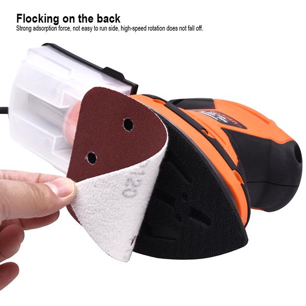 10Pcs Triangle Disc With Velcro