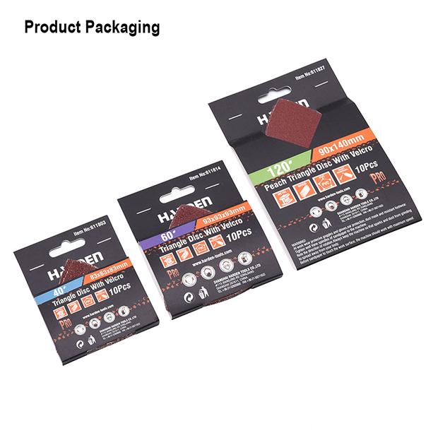 10Pcs Triangle Disc With Velcro