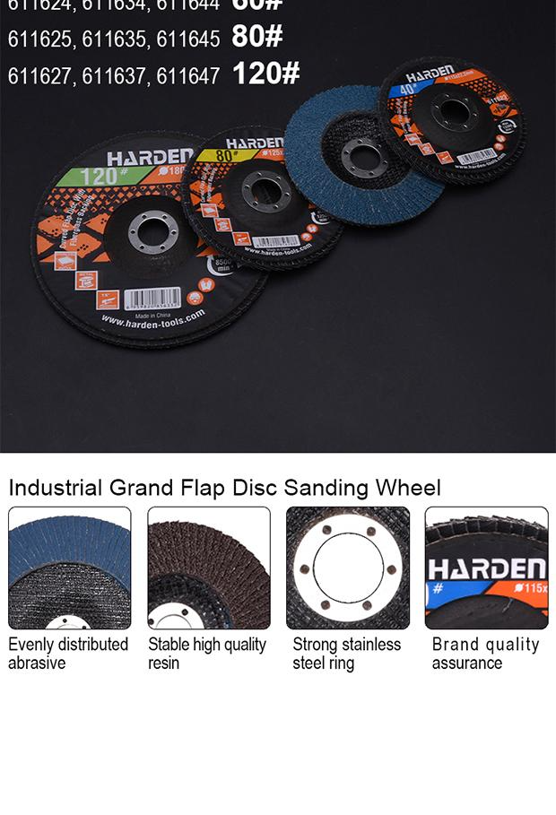 Flap Disc With Fiberglass Backing