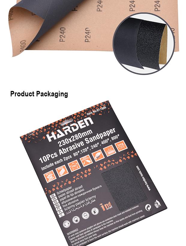 10Pcs 230X280mm Abrasive Sanding Paper