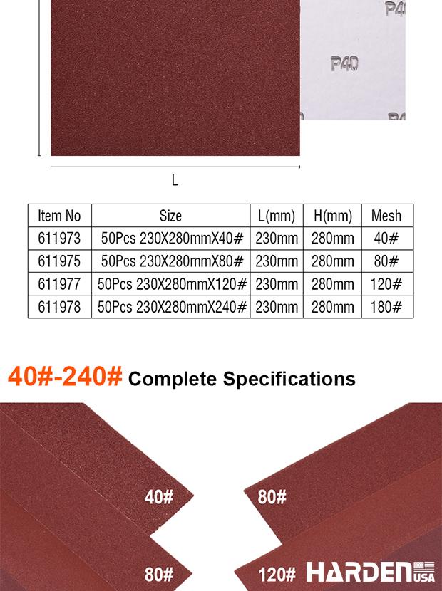 Abrasive Sandpaper