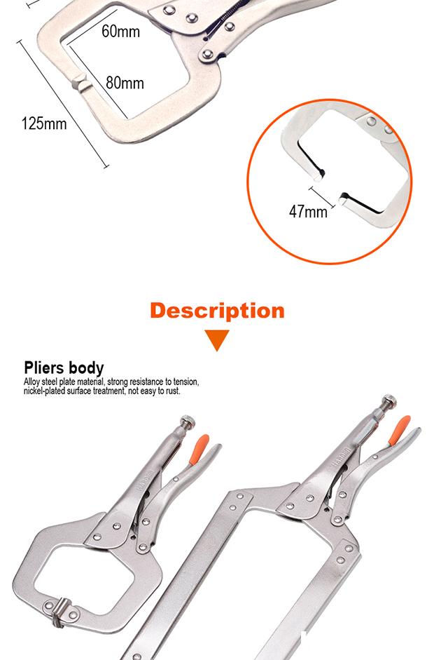 11" C-Clamp Lock Grip Plier