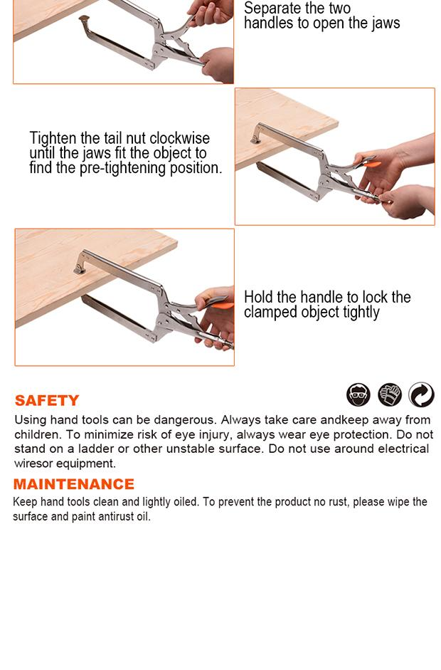 11" C-Clamp Lock Grip Plier