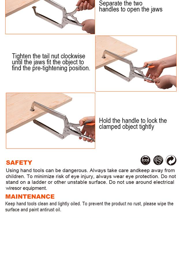 11" C-Clamp Lock Grip Plier