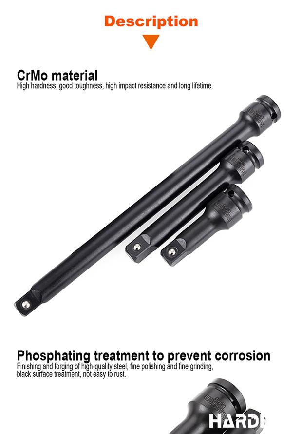 75-250mm 1/2" Impact Extension Bar