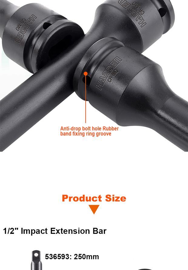 75-250mm 1/2" Impact Extension Bar