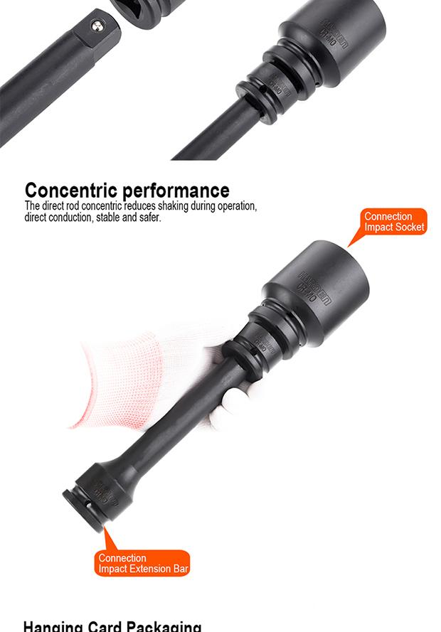75-250mm 1/2" Impact Extension Bar