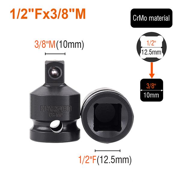 8Pcs 1/2" Impact Adaptor Set