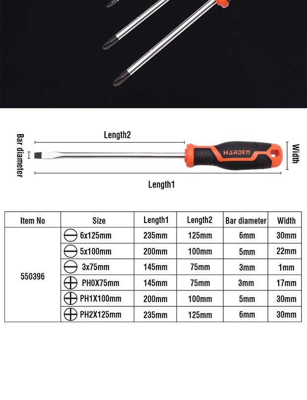 6Pcs Screwdriver Set