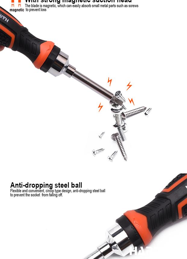47Pcs Ratchet Screwdriver Set