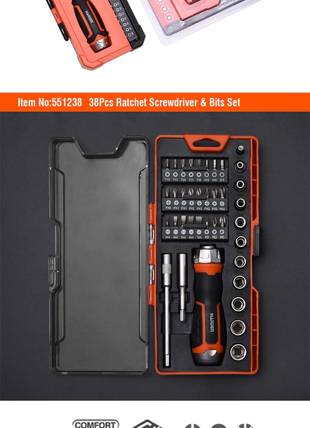 47Pcs Ratchet Screwdriver Set
