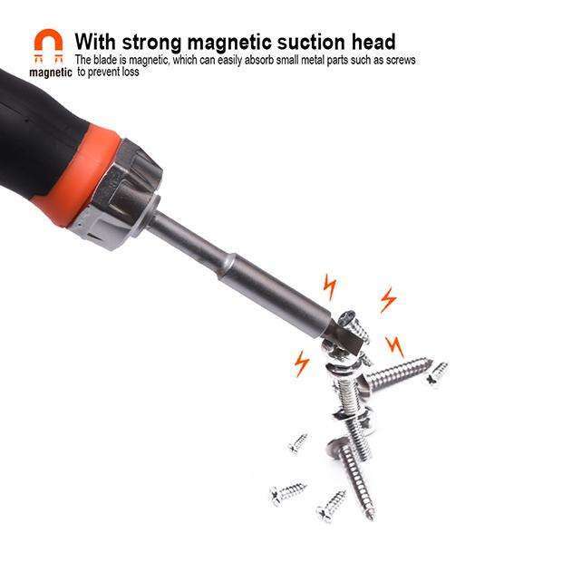 38Pcs Ratchet Screwdriver & Bits Set