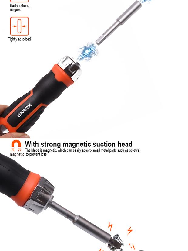 38Pcs Ratchet Screwdriver & Bits Set
