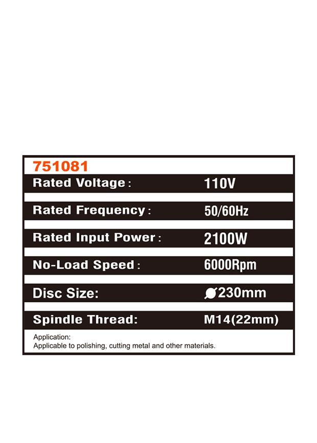 110V Angle Grinder