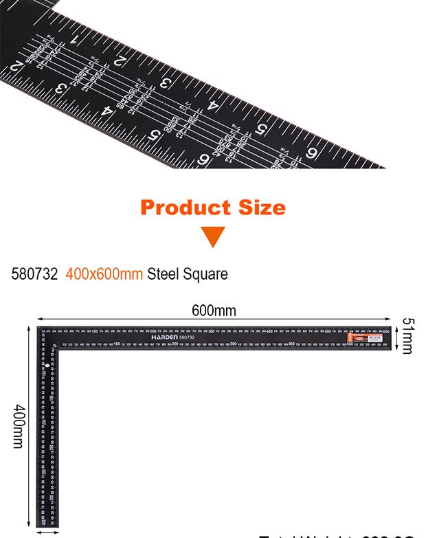 400x600mm Steel Square