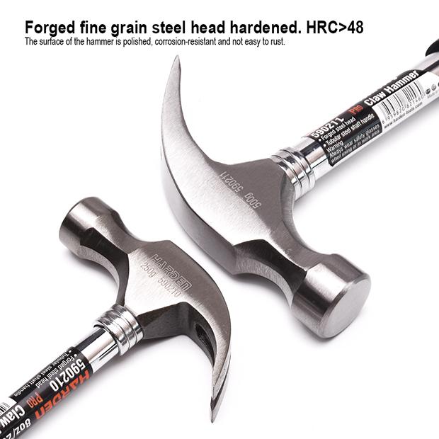 Claw Hammer with Tubular Handle