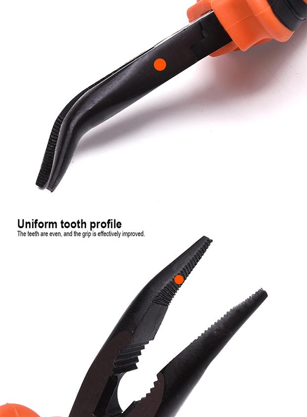 6" Pro Bent Nose Plier
