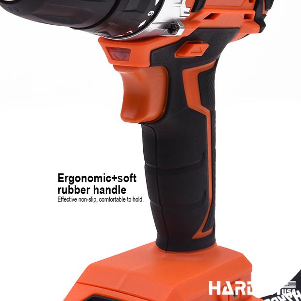 20V Cordless Drill (with 2pcs batteries and nylon bag)