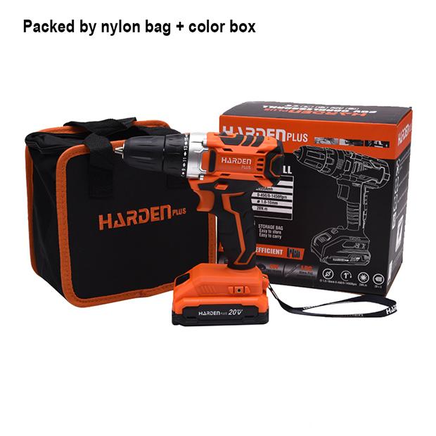 20V Cordless Drill (with 2pcs batteries and nylon bag)