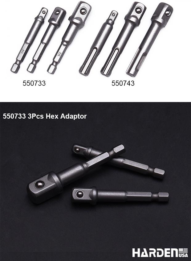 3Pcs Hex Adaptor