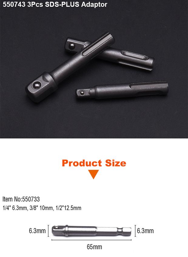 3Pcs Hex Adaptor