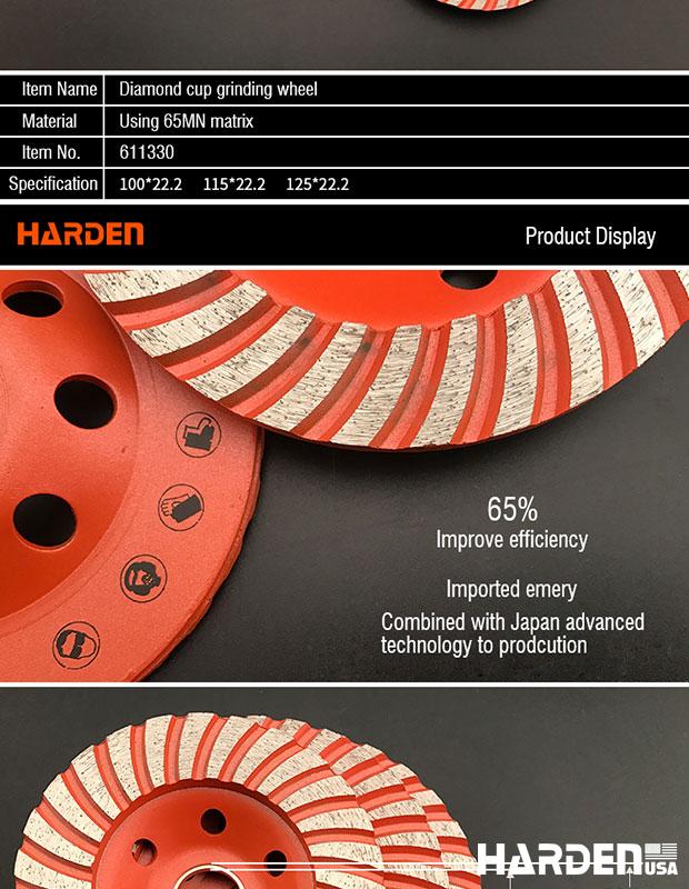 Diamond turbo grinding wheel