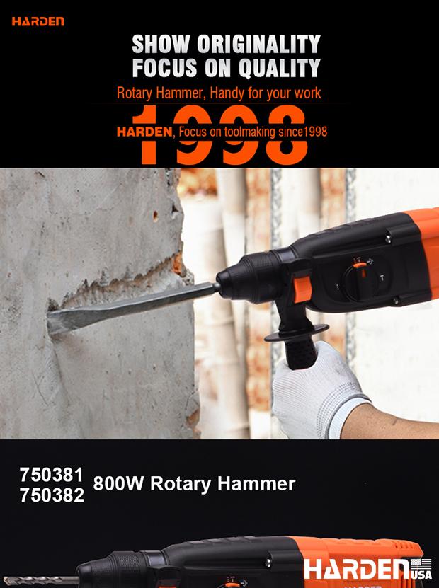 800W/110V Rotary Hammer