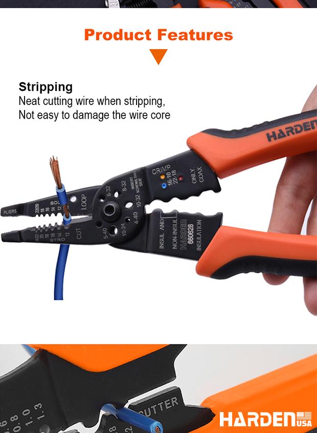 8" Multi Functional Wire Stripper