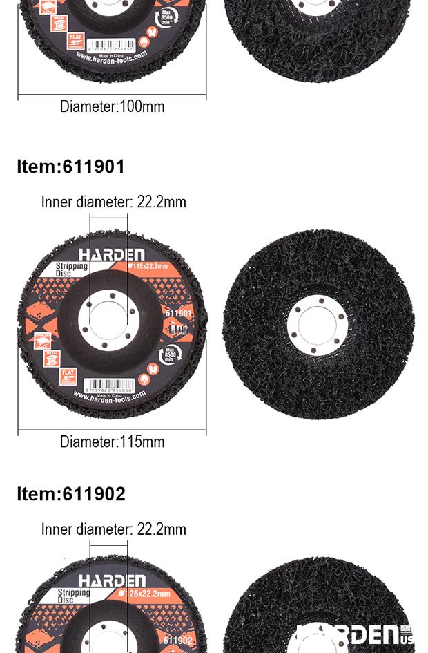 Strip Disc Cup Wheel Fiberglass backing