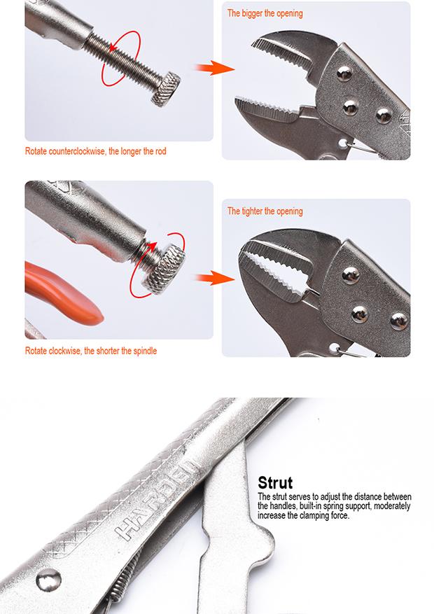 10" Oval Jaw Lock-Grip Plier