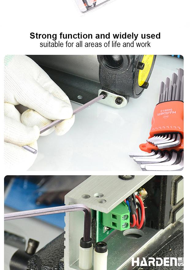 13Pcs Inch Long Hex Key Wrench