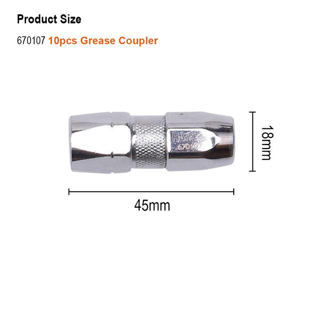 10pcs Grease Coupler