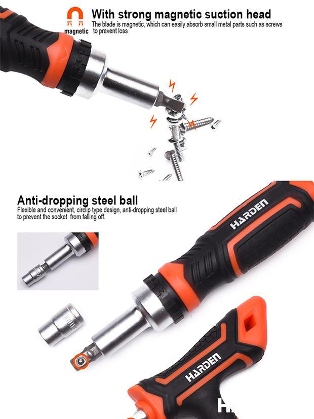 28Pcs Ratchet Screwdriver & Bits set