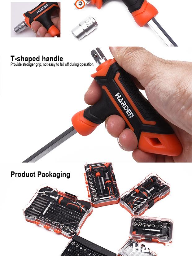 28Pcs Ratchet Screwdriver & Bits set