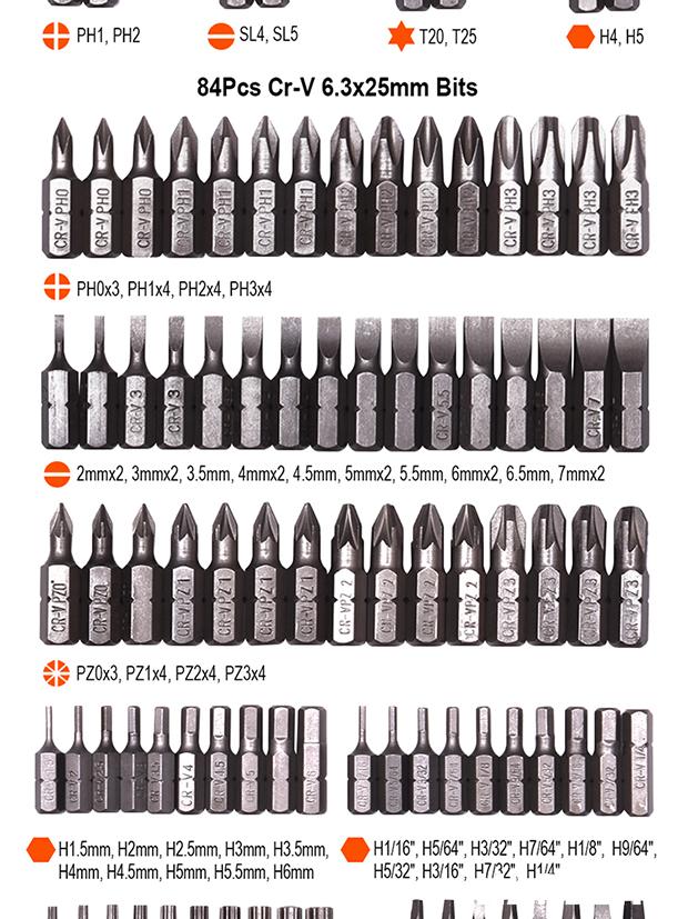 28Pcs Ratchet Screwdriver & Bits set