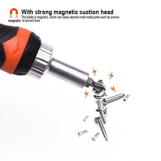 105Pcs Ratchet Screwdriver & Bits Set