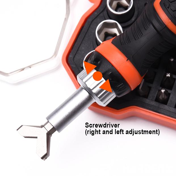 105Pcs Ratchet Screwdriver & Bits Set