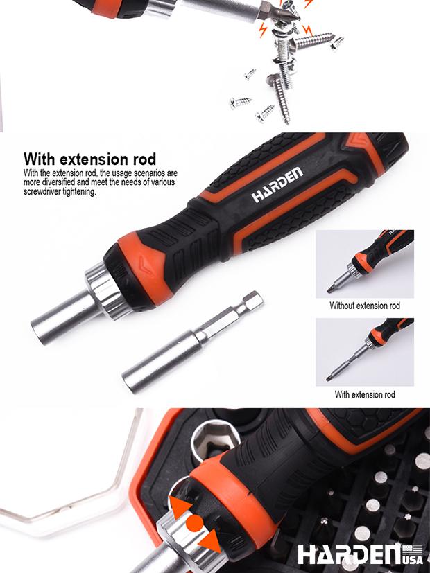 105Pcs Ratchet Screwdriver & Bits Set