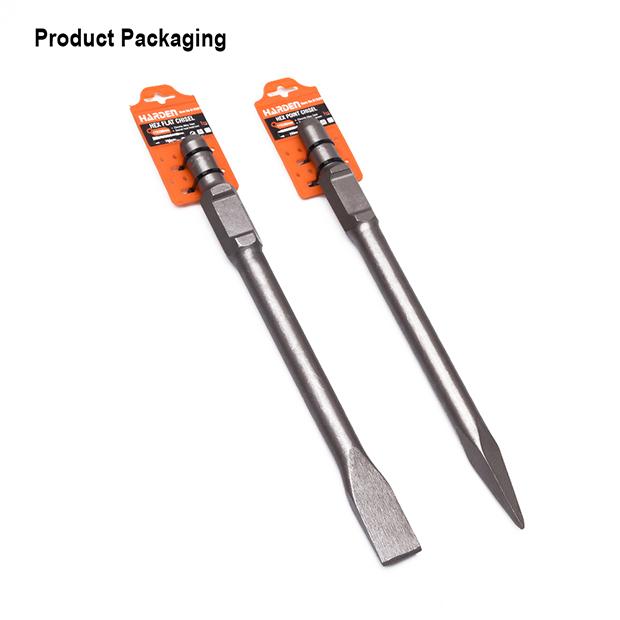 30X410mm Hex Point & Flat Chisel