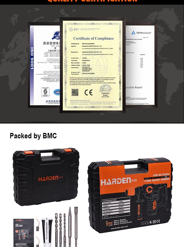 1100W/110V Rotary Hammer
