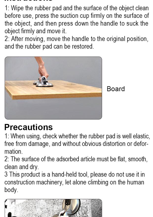 Triple Heads Suction Lifter
