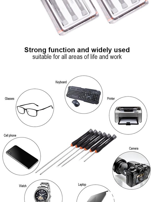 6Pcs CR-V Precision Screwdriver Set