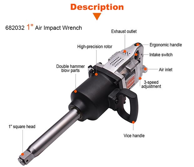 1" Air Impact Wrench