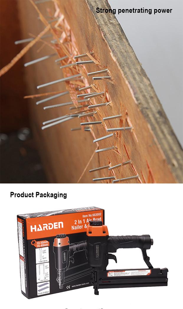 2 In 1 Air Brad Nailer & Stapler