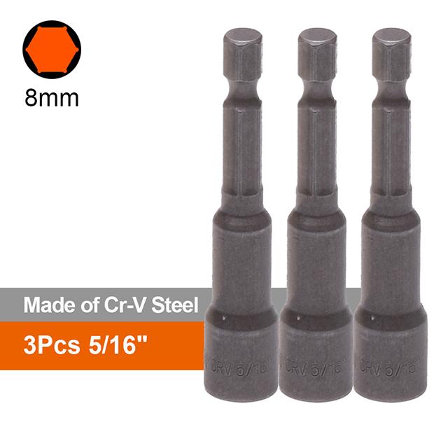 9Pcs Inch Magnetic Nut Drivers Set