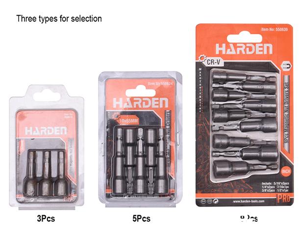 9Pcs Inch Magnetic Nut Drivers Set