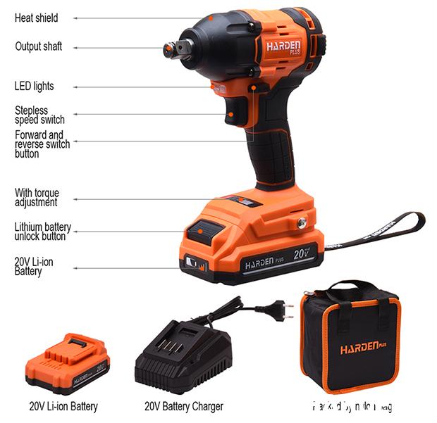 20V Brushless Cordless Impact Wrench