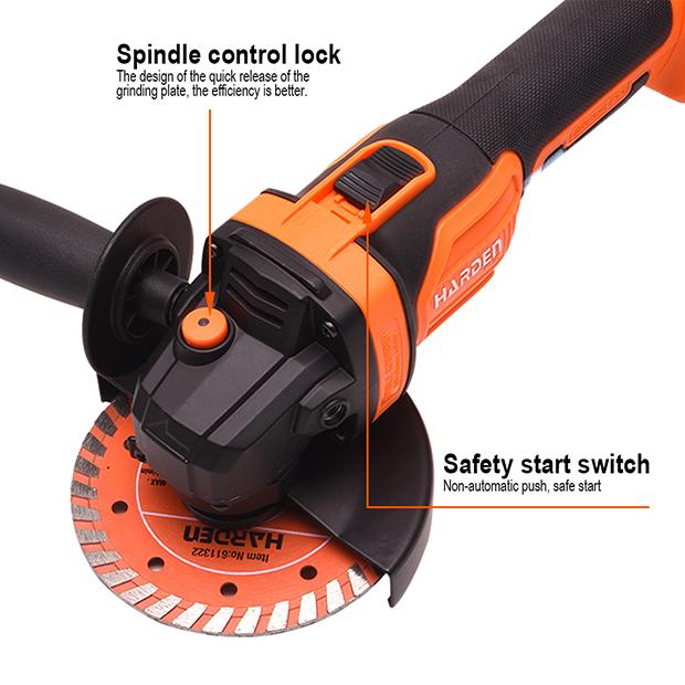 20V Brushless Cordless Angle Grinder