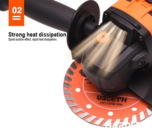 20V Brushless Cordless Angle Grinder